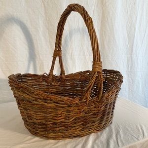 Vintage wicker basket